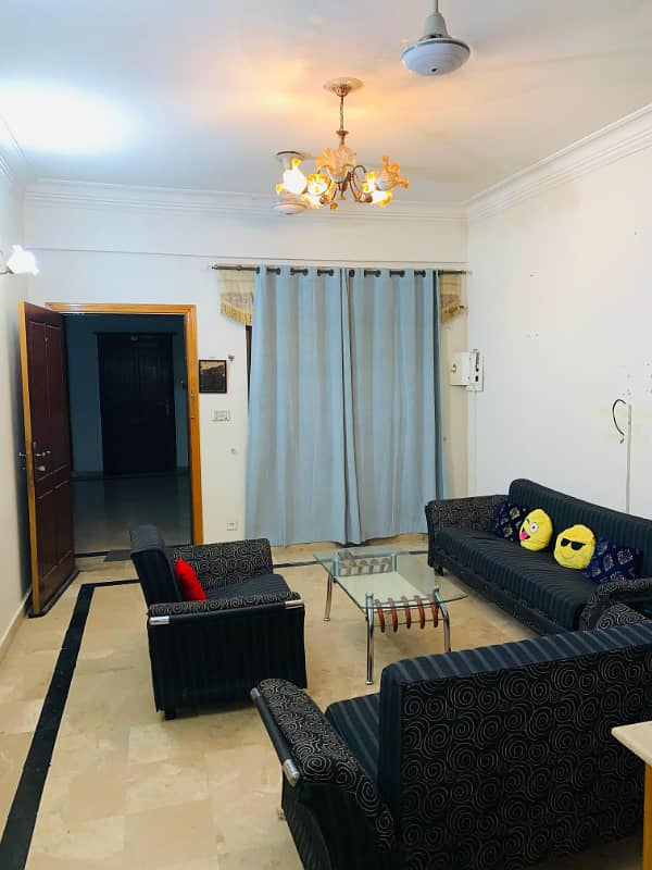 F-11 Markaz 1 Bedroom Tv Lounge Kitchen Fully Furnished Apartment Available For Rent 8