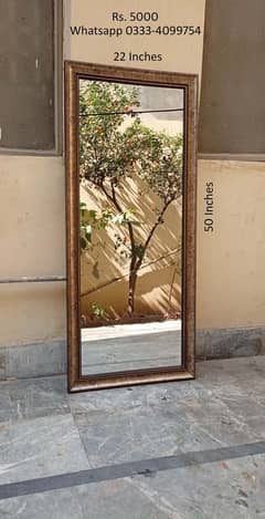 4 feet Long Looking Mirror with frame