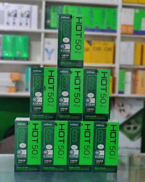 Infinix Hot 50 Box Pack/ Hot 50 Pro Plus+ 50i Note 40/ Zero 40 Smart 9 0