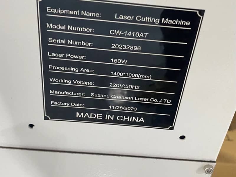 CNC C02 Laser cutting machine double head 150 W 1410 model 9