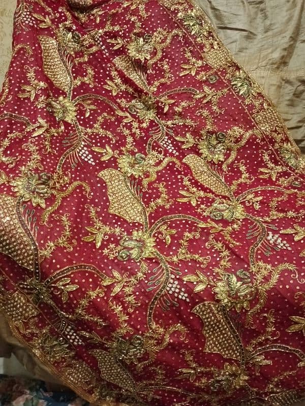 Luxurious bridal lehenga for sale 5