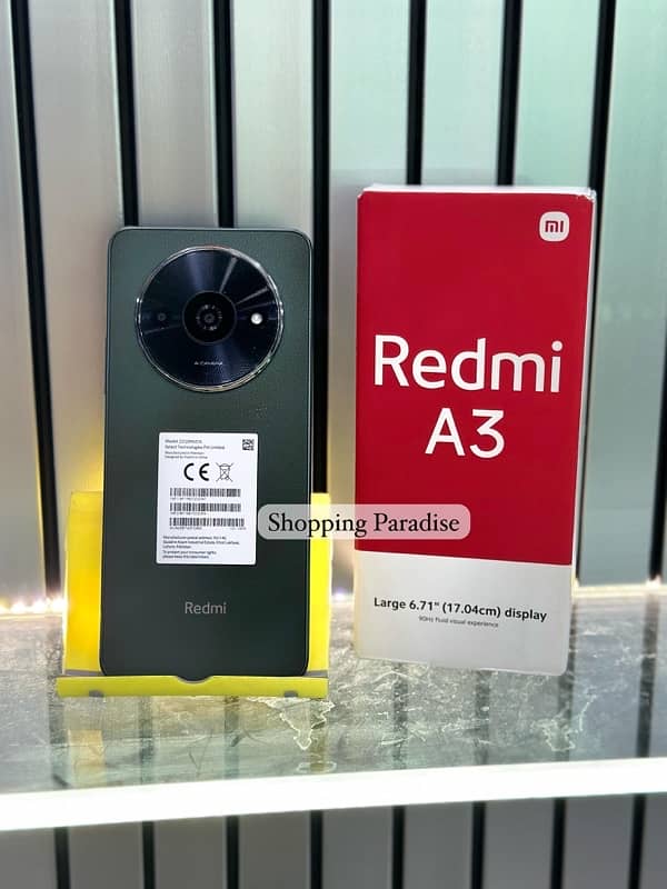 REDMI A3 4/128GB PTA OFFICIAL APPROVED WITH COMPLETE BOX 2