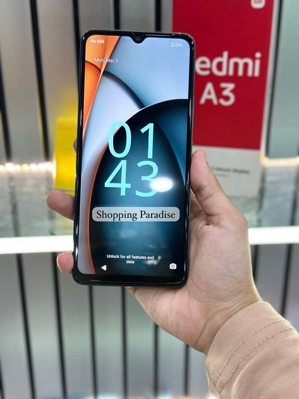 REDMI A3 4/128GB PTA OFFICIAL APPROVED WITH COMPLETE BOX 4