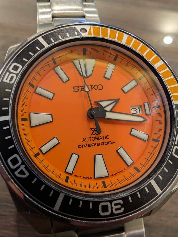 Seiko samurai 45mm automatic very rare color 0