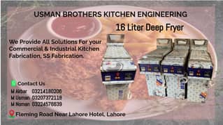 16 Liter Deep Fryer / Fryer / Pizza Oven / Shawarma Counter