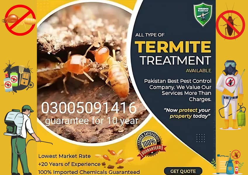 Pest Control Services in Peshawar | Fumigation,deemak,Dengue,Termite 0