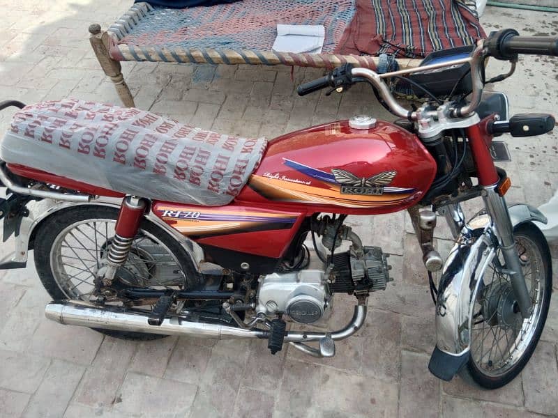 I want to sale my ROHI 70 A1 condition saf suthri bike 5