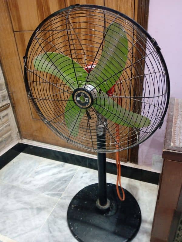 Ac pedestal fan with battery 0