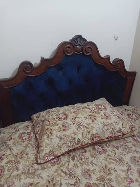 Tali wood Bed with Mattress 3