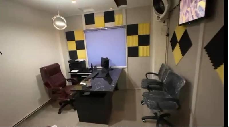 Area 750 square Feet Brand New Corporation Office Available For Rent in Main Boulevard Road Gulberg 3 Lahore 0