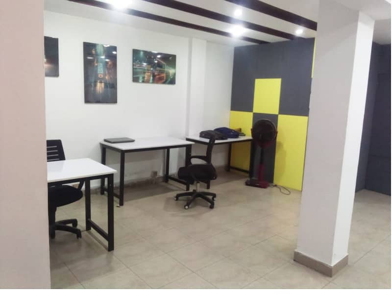 Area 750 square Feet Brand New Corporation Office Available For Rent in Main Boulevard Road Gulberg 3 Lahore 1