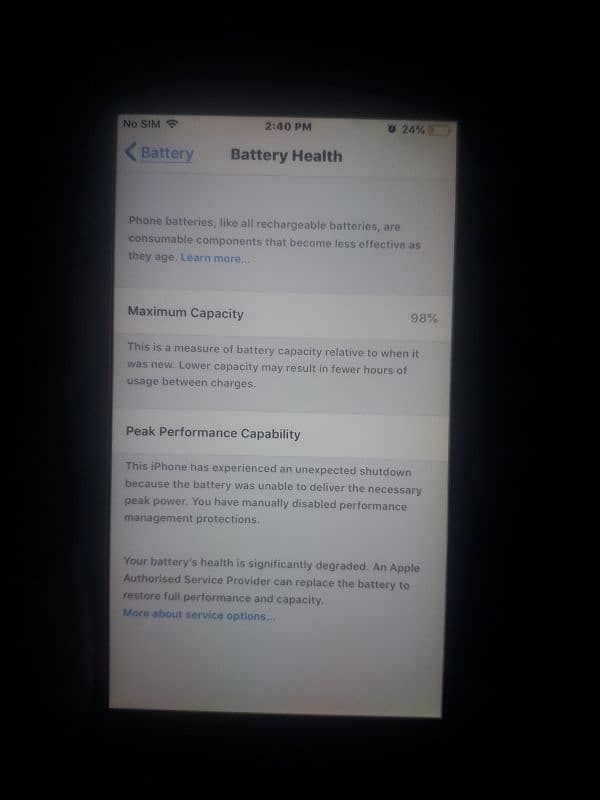 IPHONE 6 NON PTA 32 GB 98 BATTERY HEALTH 6