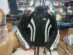 Motorcycle Leather Safety Jacket