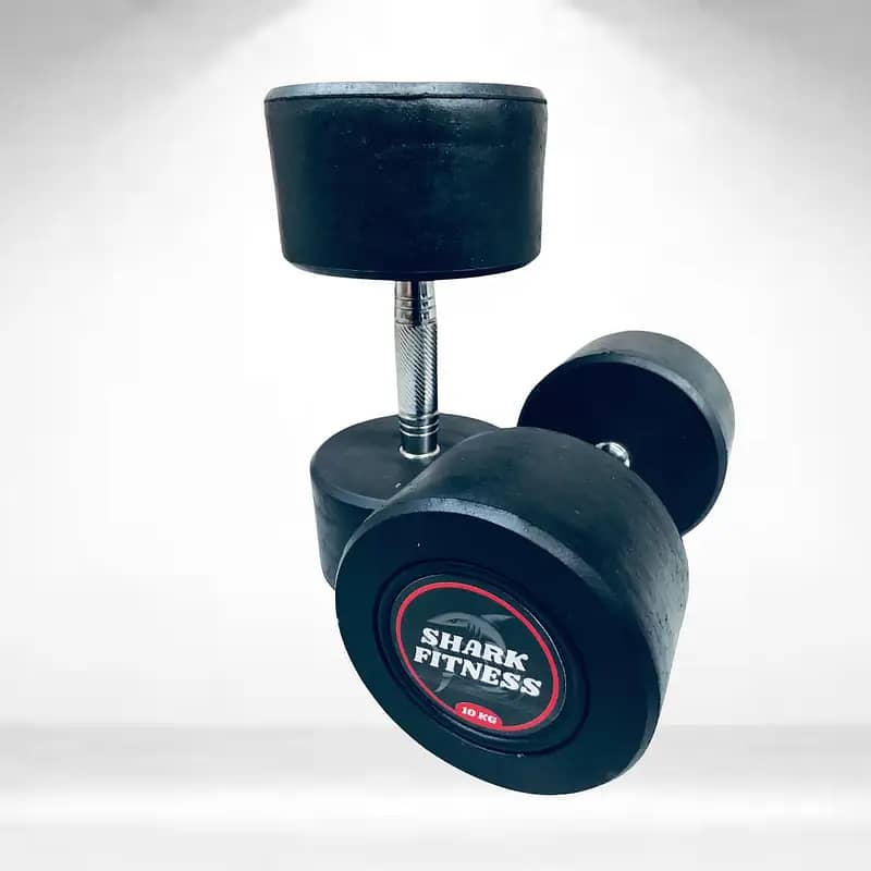 DUMBBELLS PAIR / RUBBER COATED DUMBBELL / HOME GYM EQUIPMENT 4