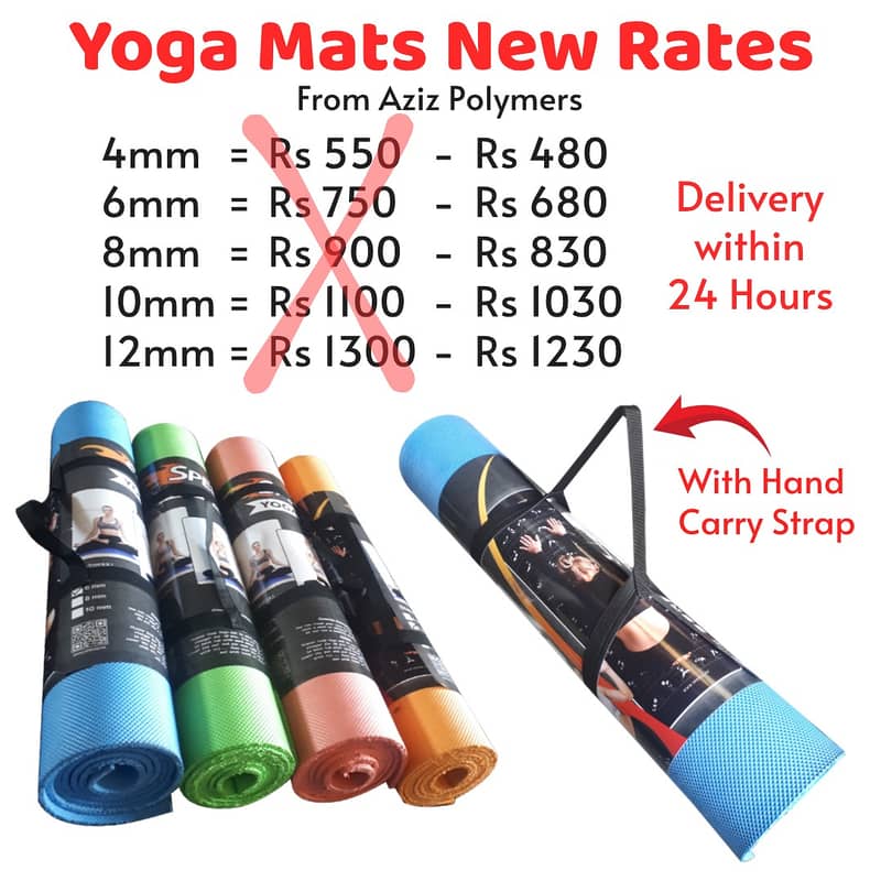 YOGA MATS / YOGA ROLLER / YOGA BANDS / MAT FOR SALE 6