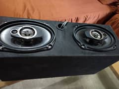 Car speakers with box high Quality amplifier