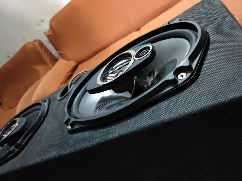 Car speakers with box high Quality amplifier 2