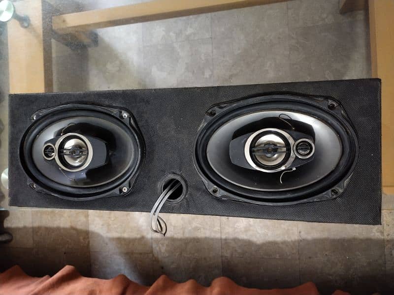 Car speakers with box high Quality amplifier 4