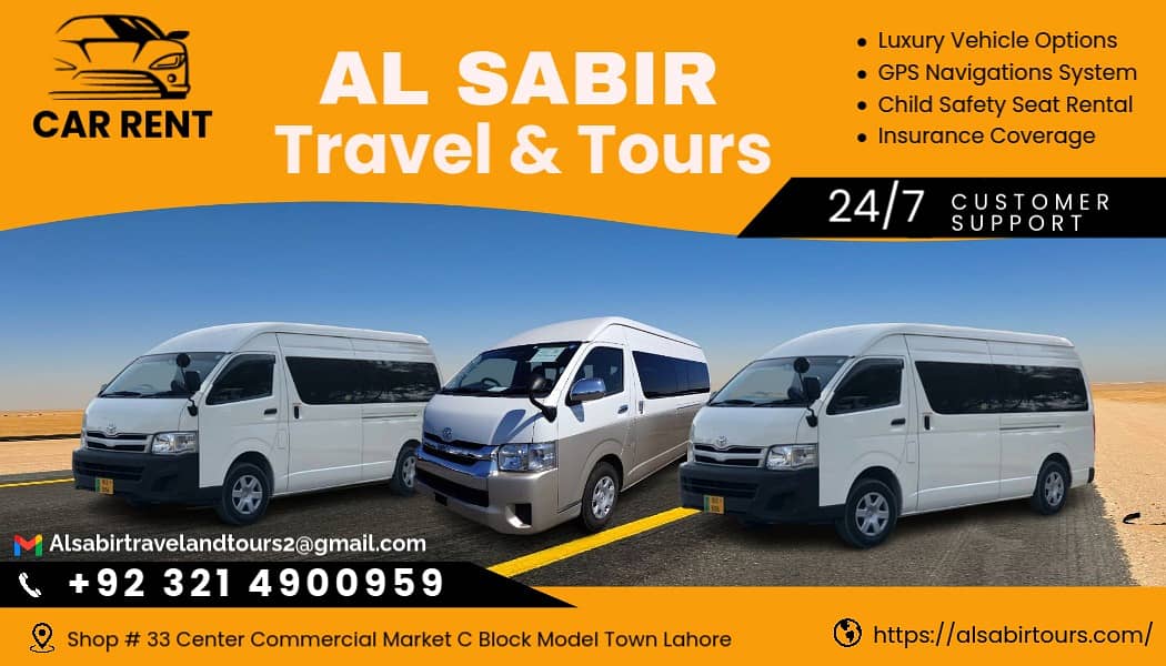 Rent a Coster, Hiace Grand Cabin in Lahore, Events, Weddings, Tour 0