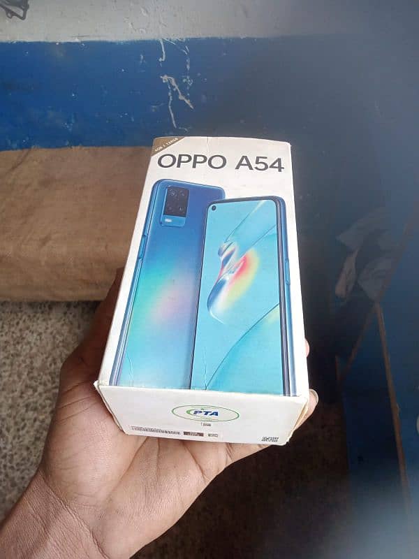 Oppo A54 with box all accessory 10