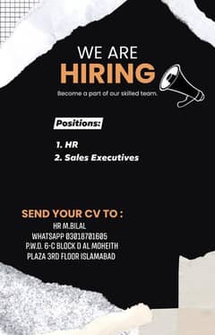 HR manger & sales executive