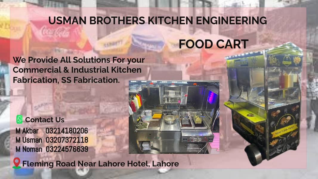 Shawarma Counter / Bar bq Counter / Biryani Counter /Food Cart 3