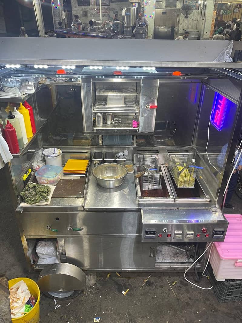 Shawarma Counter / Bar bq Counter / Biryani Counter /Food Cart 18