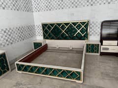 Bed/Double bed/single bed/king size bed/wooden bed/polish bed/Furnitur