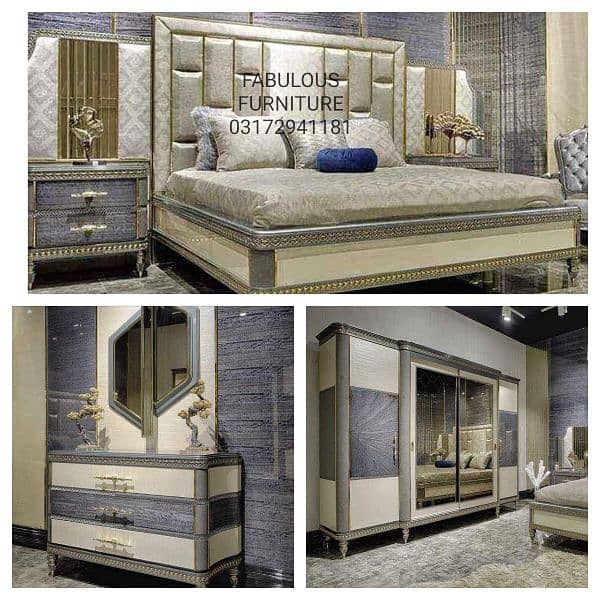 BEDROOM SET, BED SET,Luxury Bedroom set 3