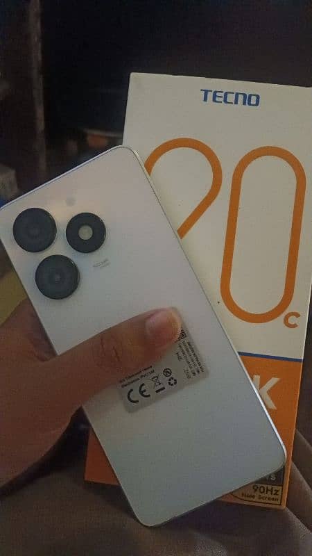 tecno spark 20c with box cahrger 1