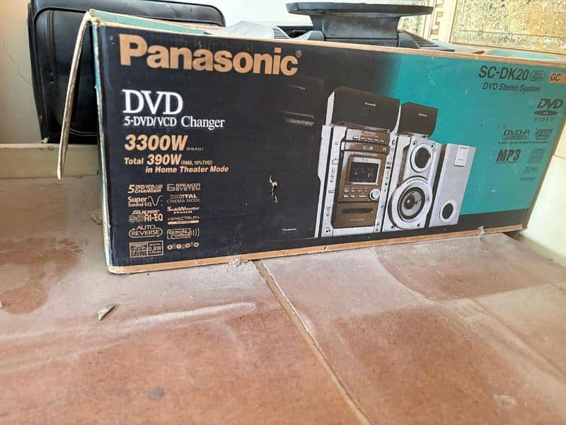 LG 21" tv and Panasonic DVD changer 5.1 system for sale 1