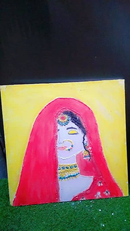 painting of women face 2