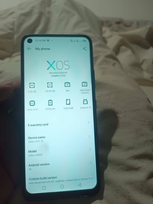 infinix hot10 128+4 03441287604 urgent sale fix price 3