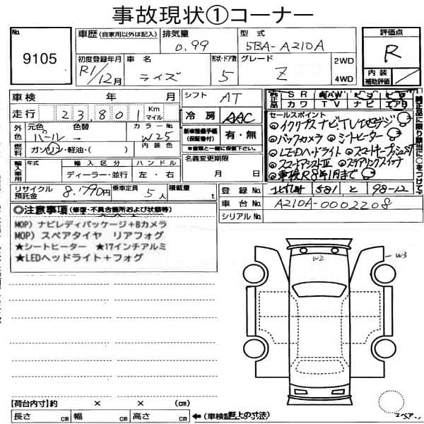 Toyota Raize model 2019 unregistered 12