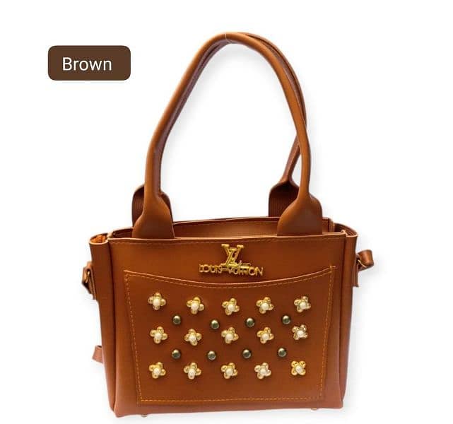 *Product Name*: Women's Rexine Studded Hand Bag 0