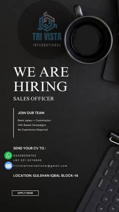 Sales Agent Required