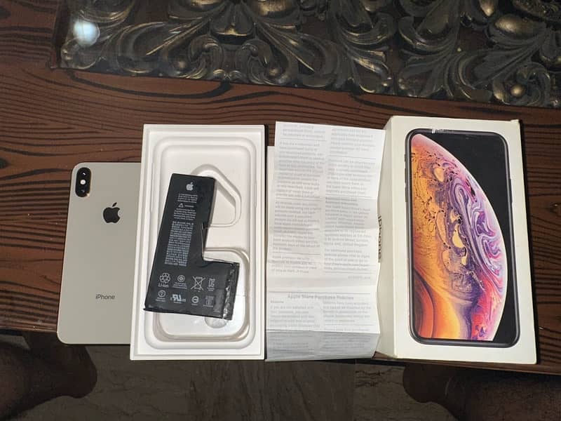 iphone xs dual pta 64gb with box 2