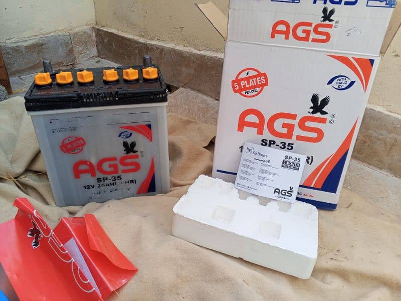 AGS SP-35 Battery like brand new 5 Plate 0