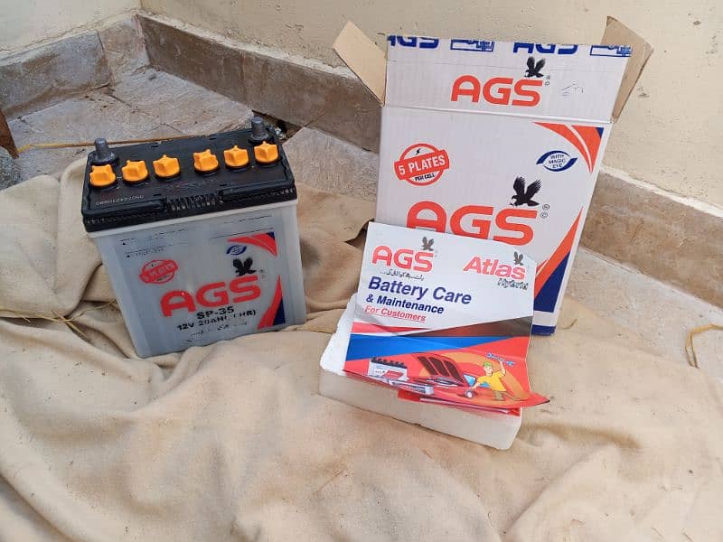 AGS SP-35 Battery like brand new 5 Plate 1