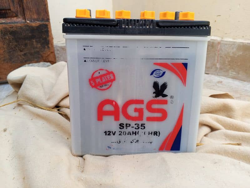 AGS SP-35 Battery like brand new 5 Plate 9