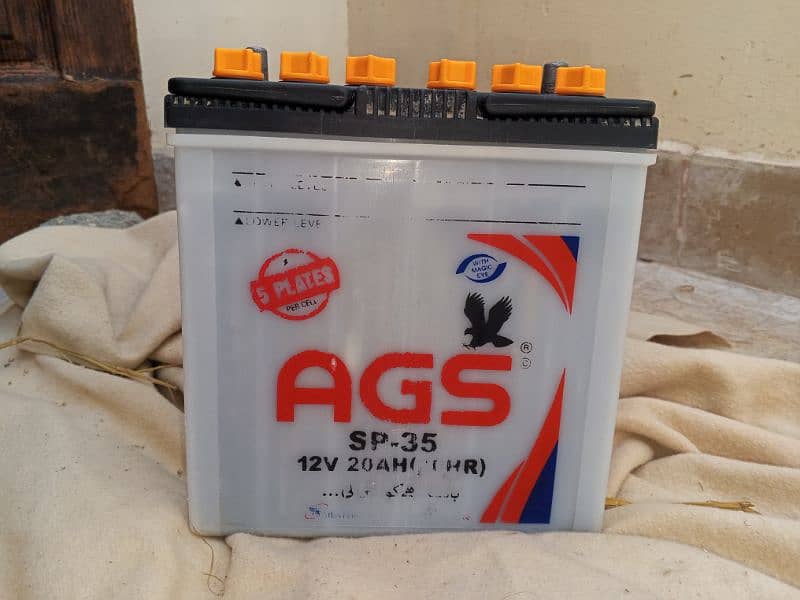 AGS SP-35 Battery like brand new 5 Plate 11