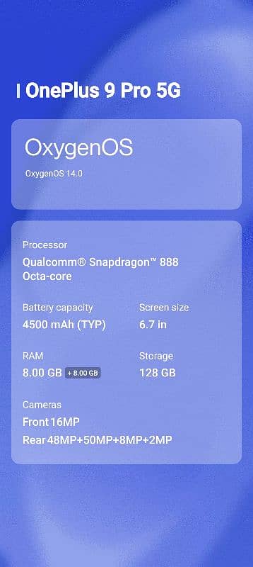 OnePlus 9 Pro 8/128 Dual SIM Global 2