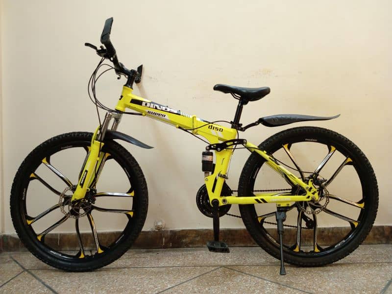 26 INCH IMPORTED (FOLDING) GEAR CYCLE 6 MONTH USED 03265153155 1