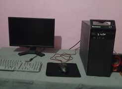 PC Setup for Sale i3 4th gen monitor keyboard MOUSE speaker +cables