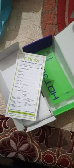 Infinix Hot 30 with Box and original Fast Charger