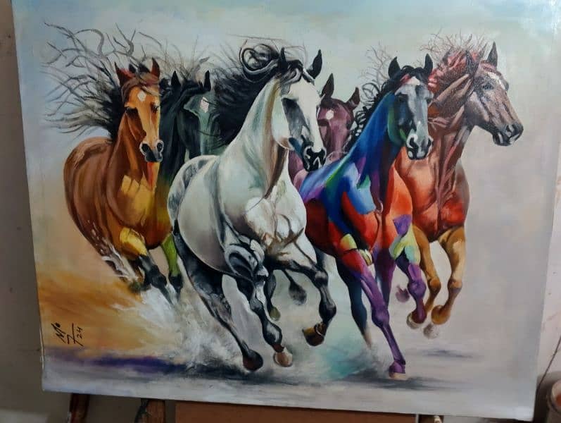 Handmade paintings by "Zahid" 7