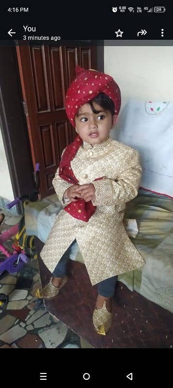 kids shervani 2 to 4 years old 1