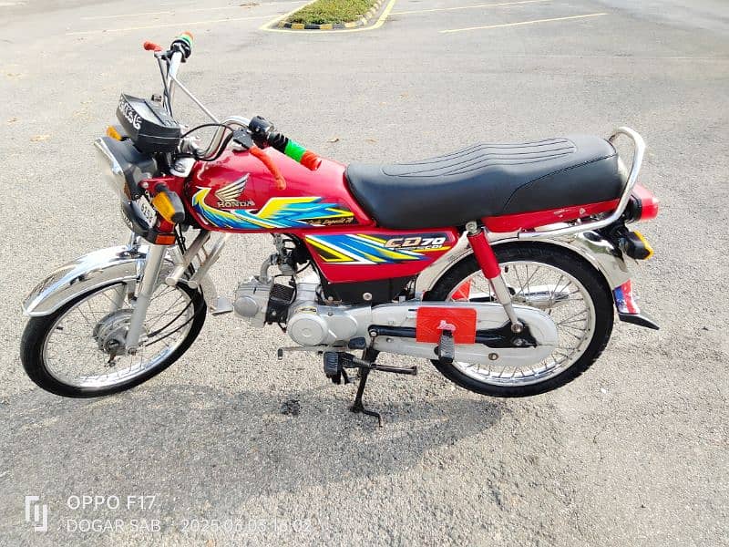 Honda 70cc red colour 03465077521 0