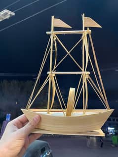  Handmade Bamboo Ship for Sale | Home Decor 