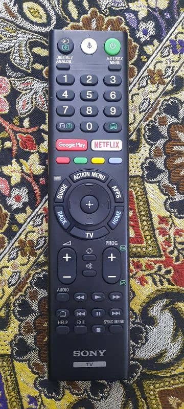 Sony 4k TV Remote Genuine 0